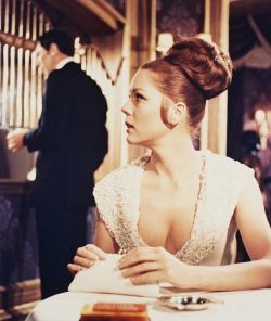 grapnel:  Diana Rigg in “On Her Majesty’s