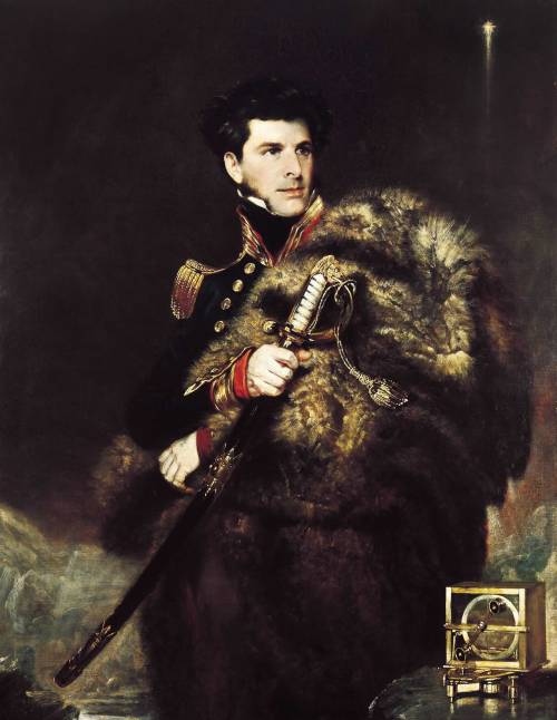 hms-terror-deactivated20150404: Portrait of James Clark Ross - John Wildman (1834)