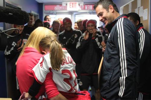 theselfproclaimedultimatenerd:kosukekimurafans:On Thursday, the New York Red Bulls welcomed Irelyn M