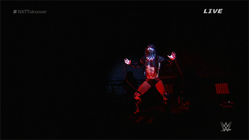 My first time seeing Finn Balor&rsquo;s body paint live! His entrance was so
