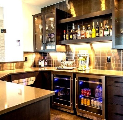 Modern Basement - BasementAn Expansive Minimalist Walk-out Basement Design Example