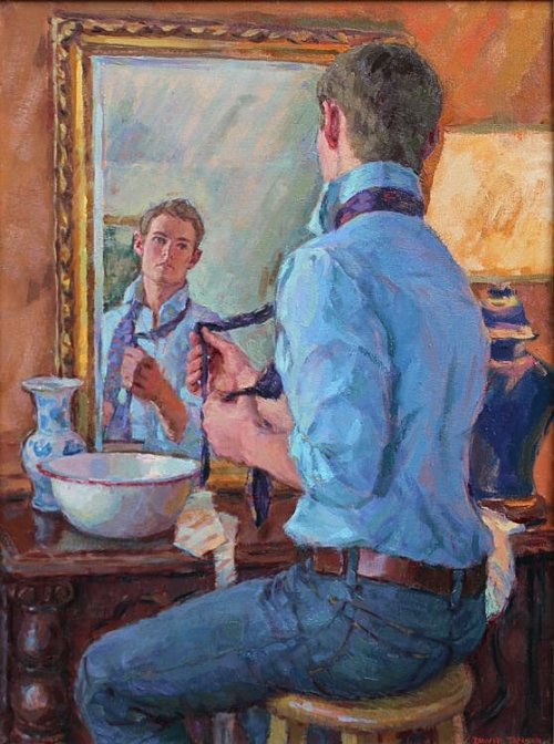alanspazzaliartist:David Tanner and his traditional figurative work with a fresh
