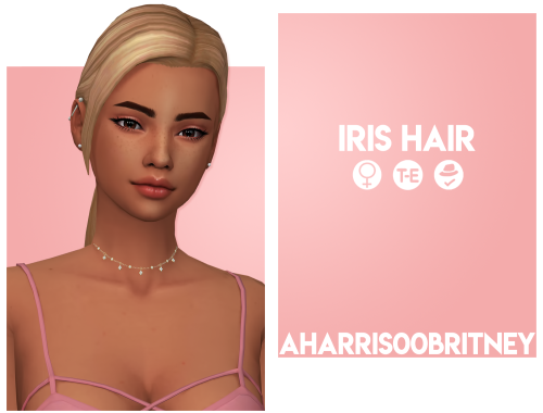 aharris00britney: Iris Hair BGC Hat Compatible 18 EA Colors Custom Thumbnail Terms Of Use DOWNLOAD  