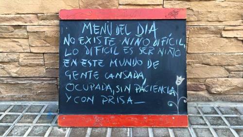  No existe niñx difícil, lo difícil es ser niñx en este mundo de gente cansada, ocupada, sin pacienc