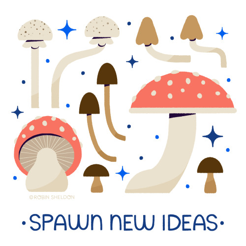 Spawn New Ideas! ✨- Robin Sheldon Illustration