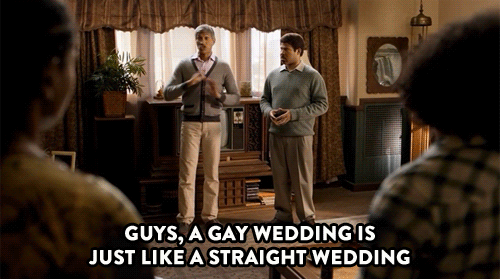comedycentral:  Key & Peele have some tips for attending a gay wedding in this new sketch from the Season Four premiere, airing tonight after South Park.