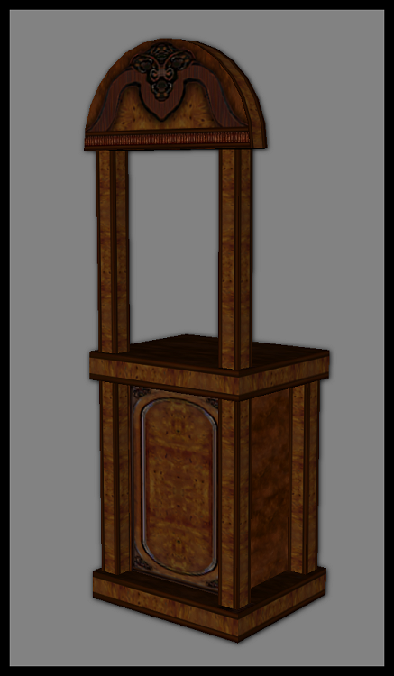 More Simming Adventure!I need a restaurant podium for my new Victorian Tea Shop, so I’ve cloned the 