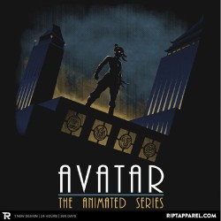 riptapparel:  &ldquo;Avatar: The Animated Series - Volume 2&rdquo; by Badeye is available for บ today only at RIPT Apparel. Click the link in our profile to buy now! #Avatar #Television #Batman #Comics 