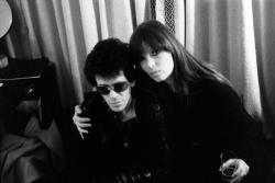 therealmickrock:Lou Reed and Nico - Blakes Hotel, London - 1975 