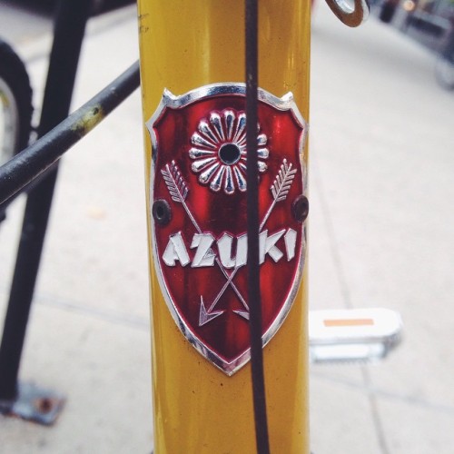 qtaroqhoji: wasa:  0088 #bicycle #headbadge #headbadgeBZN #vscocam Found in #Missoula but still part