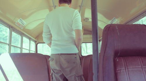 “Magic Bus Days”So we were walking along in the woods one day and found ourselves a bus. I just couldn’t let such a golden opportunity slip by. Rabbit thought he was just going to take a few snapshots of a girl in a bus, but I decided