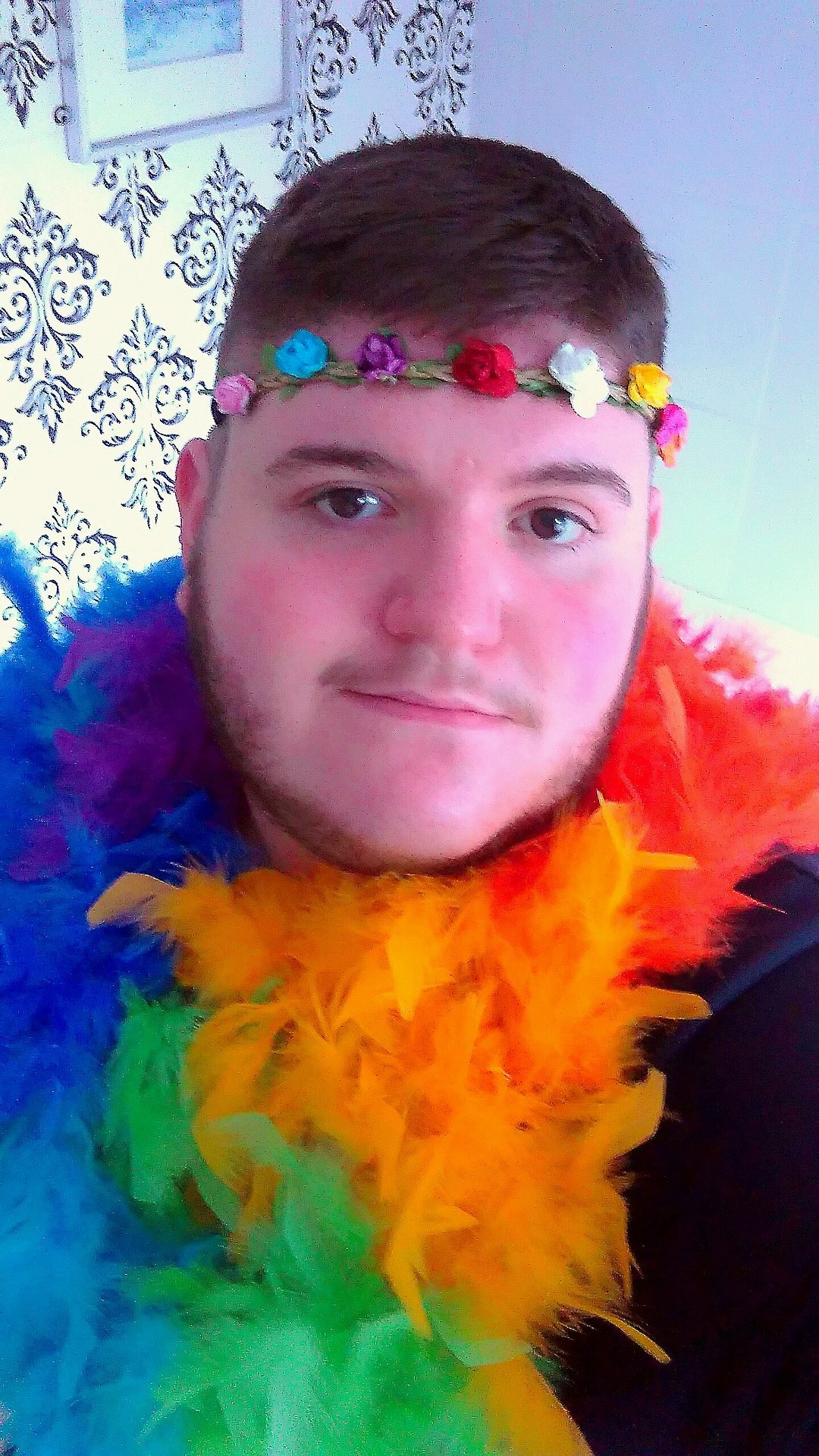 quiet-cub:  I went to Bham pride! :)  Also that thing itched like a bastard.
