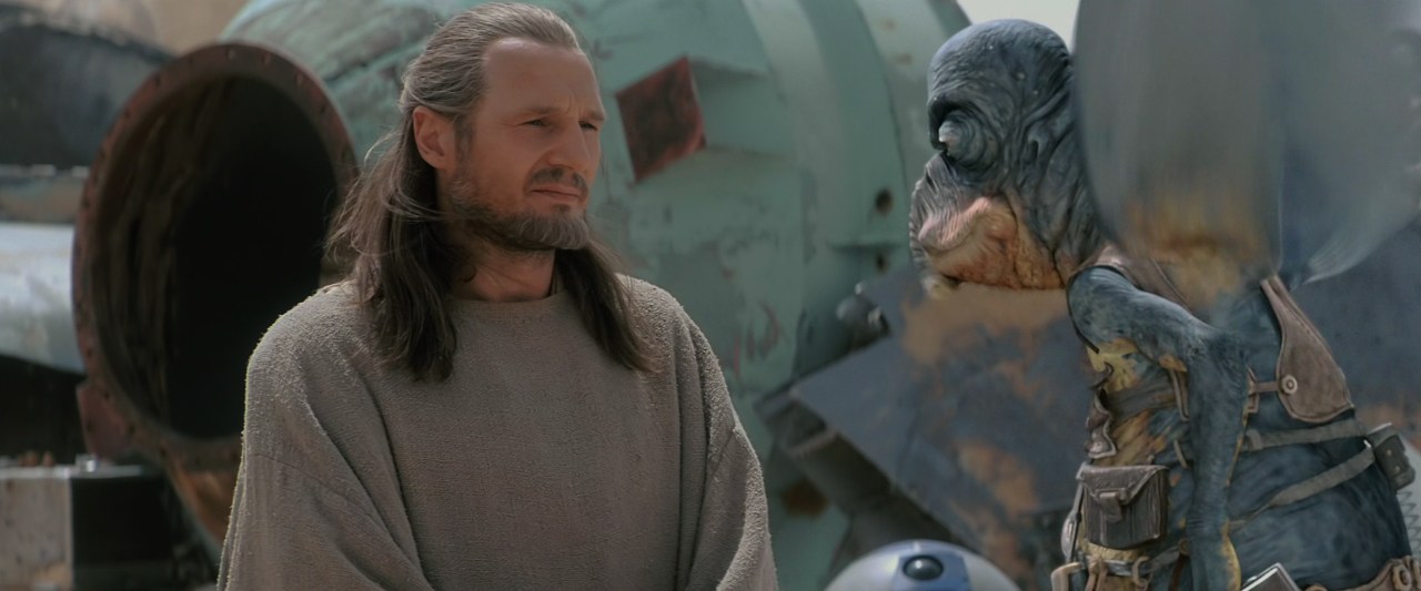 Through sorrow to find joy; or freedom, at the least. — Qui-Gon's death  from an alternative take