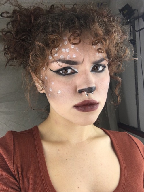 Bambi inspired Halloween makeup 🕸🍁✨ adult photos