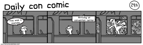 dailyderp:  Daily Derpy Comic Con adventures  xD! Poor Derp <3