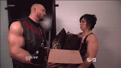 Aw….wait why is Ryback being so sweet all of the sudden! Oh well how hot does he