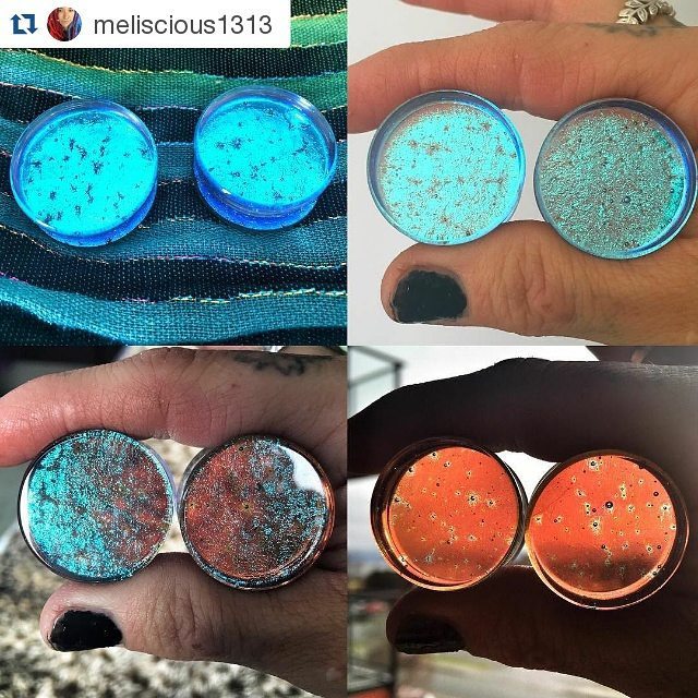 Gorilla Glass Awesome Pictures Of Our Smoke Turquoise Plugs By