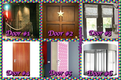 sissyheelslove69:justwishtobeacuterealgirlygirl:celebritytgcaptions:Pick a Door!Door #1Door #2Door #