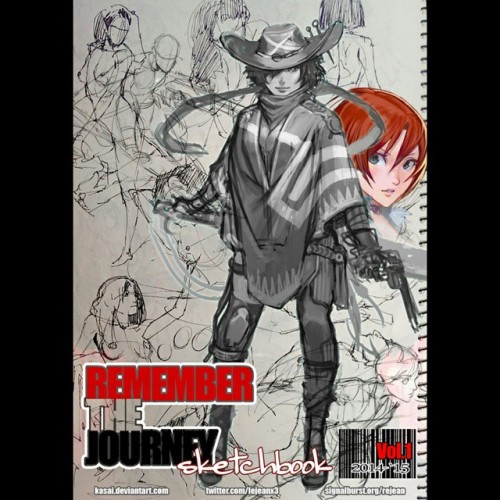Remember the Journey sketchbook  Vol. 1  This digital sketchbook is 27 pages and is a collection of sketches, studies, roughs, step images, and a light tutorial. Works from 2014-&lsquo;15 along with step images from previous Patreon rewards.  PDF