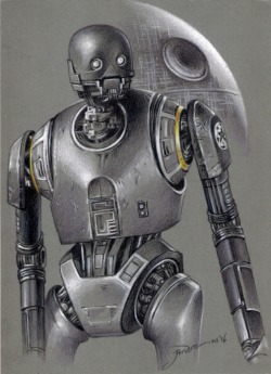 thedarkcatforce:  K-2SO ……. by andreartstudio 