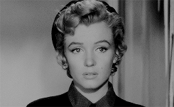 normajeanebaker:  Marilyn Monroe + noir films 