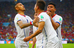 nanifique:  20’ - Eduardo Vargas / 43’ - Charles Aranguiz