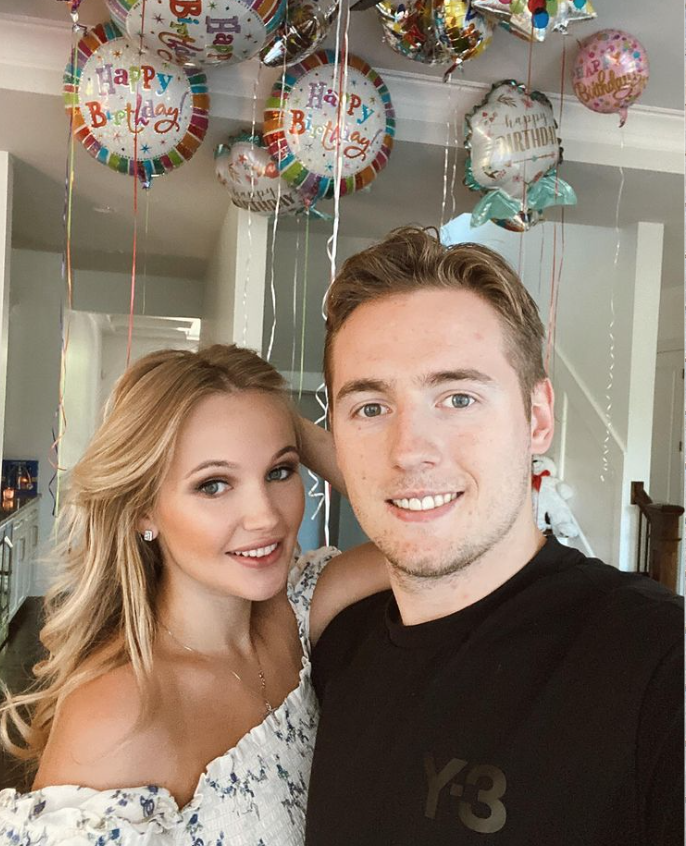 NHL Wives and Girlfriends — Ksenia and Ivan Barbashev [Source]