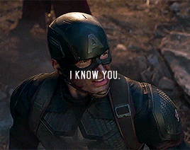 bisteverogers: ONCE AN AVENGER, ALWAYS AN AVENGER. Carol Danvers and Steve Rogers in Avengers: Endga