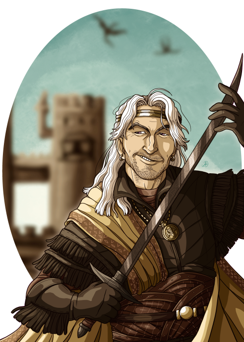 Prince Daemon, a rogue if there ever was one. - GrrmDaemon Targaryen for @naomimakesart and her Draw