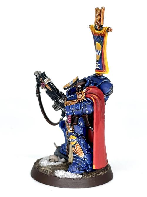 Captain with Master-crafted Heavy Bolt Rifle, Bonta Talenti of the Ultramarines.