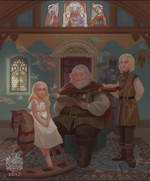 pre-gameofthrones:Targaryens circa 288AC by Raymond Waskita  (HQ version)“A little girl r