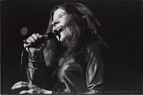 Janis at the Royal Albert Hall in 1969, photos by Ethan Russell.