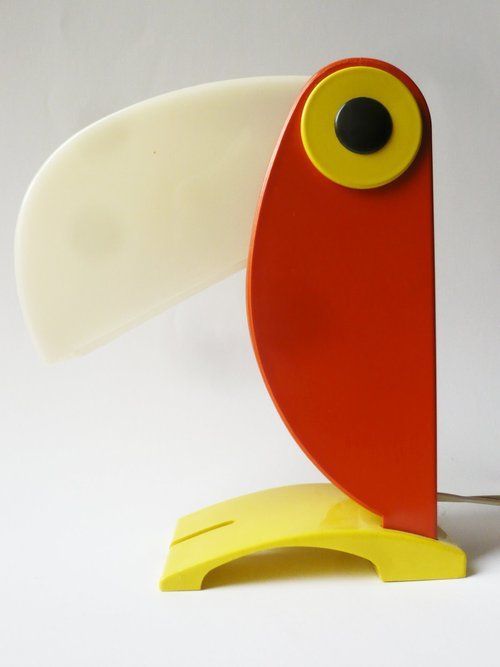 christopherbarnard:H.T. Huang toucan desk lamps, 1980s