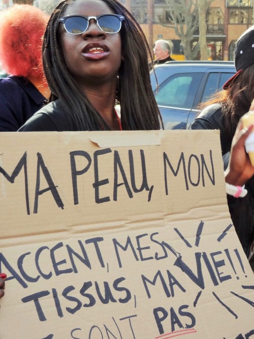 mutant-supremacy:almahgeistphotography:French Womanist (Afrofeministe) Procession on the 8th March d