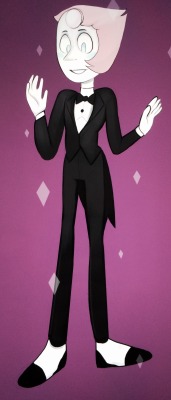 obsessedwithamedot:  Pearl in her tux from the new promo!! 