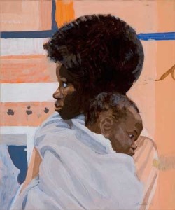 gumaasaat:  Mother and Child, Ernest Crichlow,