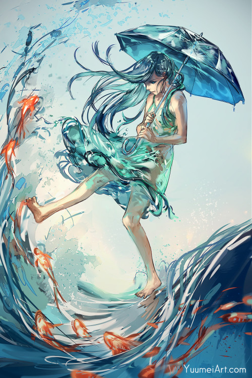 thecollectibles:Art by (Yuumei) Wenqing Yan