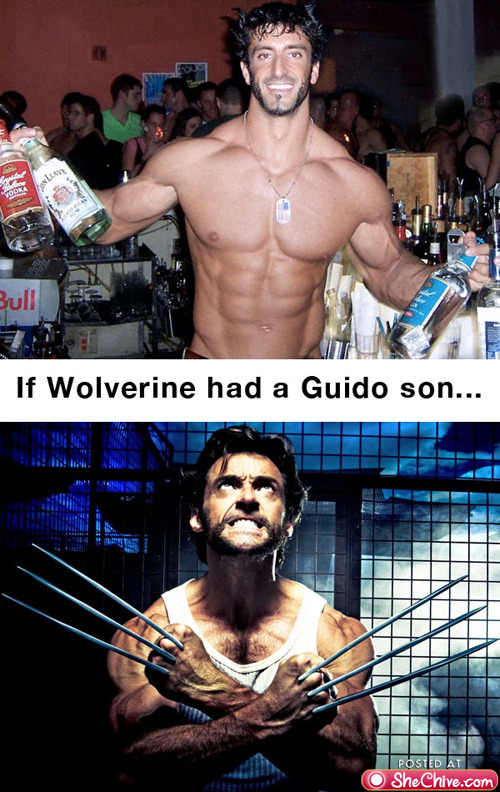  Wolverine&rsquo;s Guido son - the hottest bartender I&rsquo;ve ever seen
