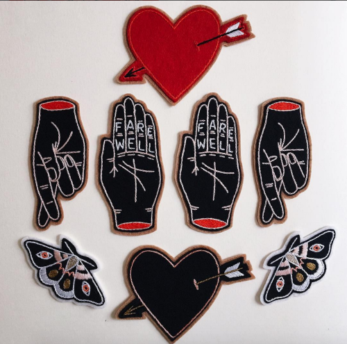 petit-poids:  E R A D U R A - Hand Embroidered Goods by Erika DuranInstagram: @eraduraEtsy: https://www.etsy.com/shop/eradura