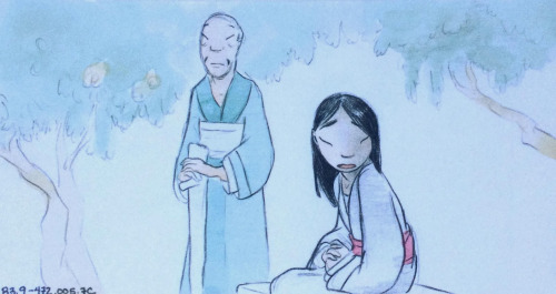 disneyconceptsandstuff: Storyboards from Mulan by Chris Sanders