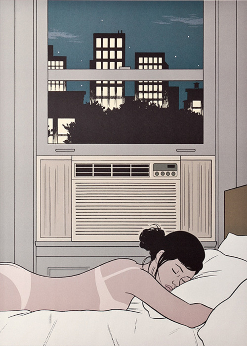 Adrian Tomine (American, b. 1974, Sacramento, CA, USA) - AC, 2011 from Art Book New York Drawings, 2