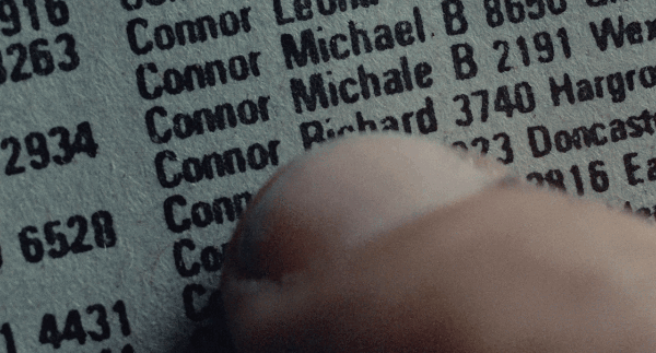 gameraboy:  Finding Sarah Connor. The Terminator (1984) 