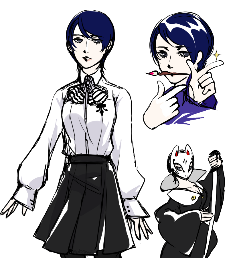 mediseller: the genderbent vers of phantom thieves except akira and akechi i made