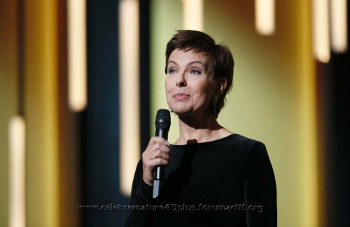 Carole Bouquet&lsquo;Cesars Film Awards 2016&rsquo; ceremony at Theatre du Chatelet on February 26, 