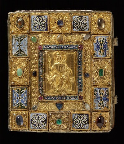ancient-serpent:The Sion Gospels Book Cover, Germany (Trier?), ca. 1140-1150, V&A Museum
