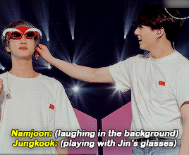 kimnamtaejin: jin’s sunglasses collection and bts being happy about it+ bonus