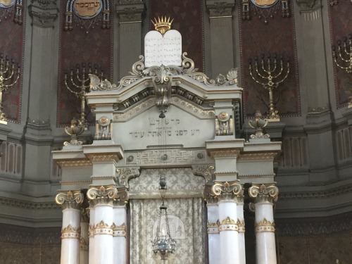 steffileigh: The synagogue in Rome’s Ghetto. The tour guide said, “After three hundred years of ghe