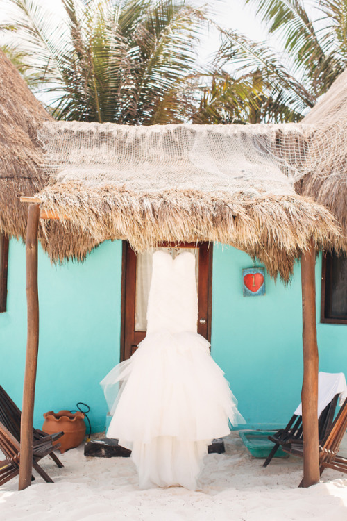 Beautiful Mexico beach wedding captured by  Brittrene Photo Follow the beach love