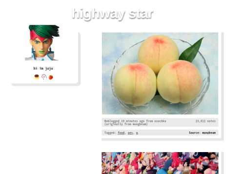 jojoveller: highway star ; like/reblog if used a mini redux edit. its small and pretty easy to custo