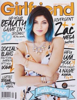 kendall-kyliee:  Kylie on the Cover of an upcoming Issue of Girlfriend Magazine Congrats Kylie! 